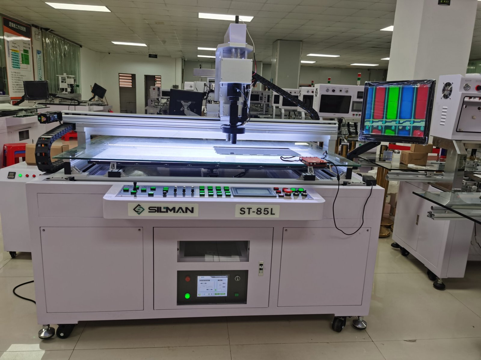 Laser TV repair machine ST85L,our best sell model SilmanTech Cof